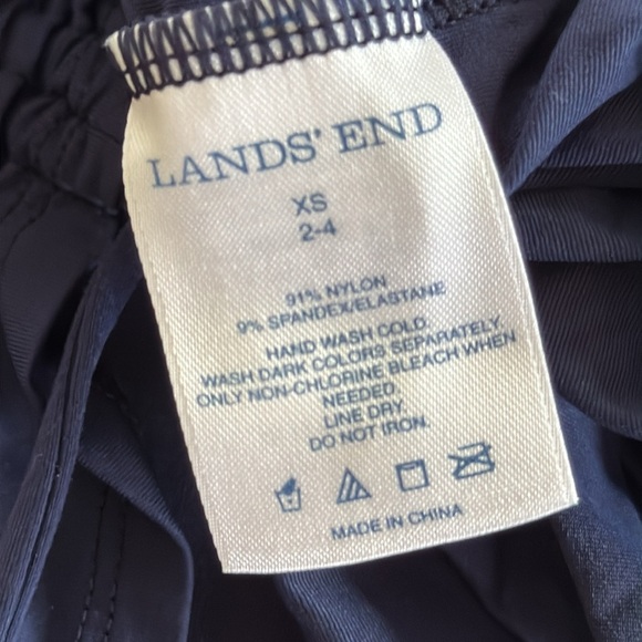 Lands’ End Women’s Short Sleeve Swim Top Cover Rash Guard Size XS - Picture 4 of 7